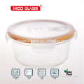 Pyrex glass food lunch box wiht airtight lid